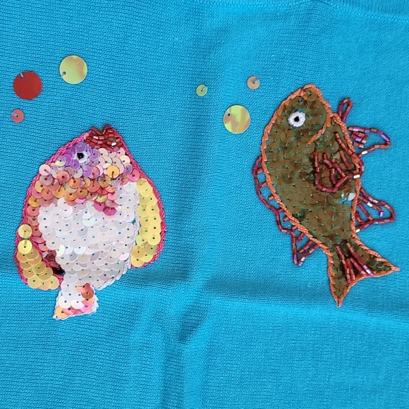 SALE!! Storybook Knits Sweater "Sparkling Fish" NWT! - Picture 3 of 15